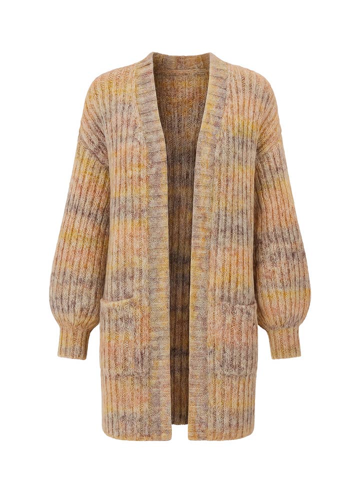 Alexis Long Multi Color Knit Cardigan for wholesale by RIVIR