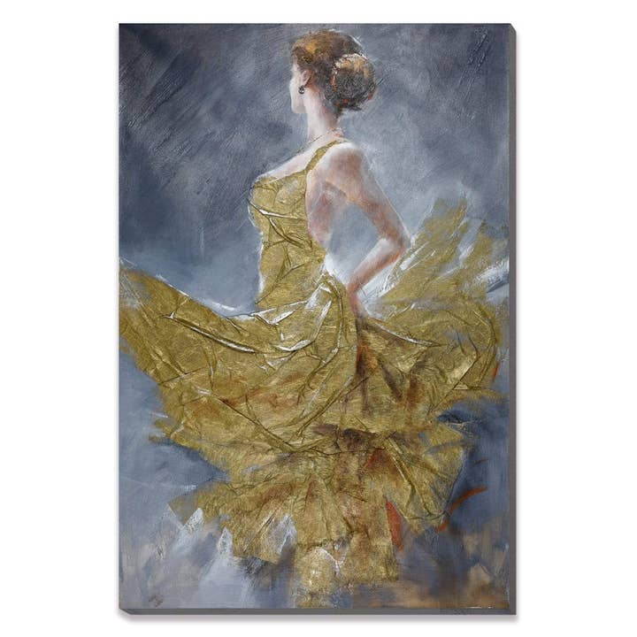 Golden Distress Oil Painting for wholesale by Articture