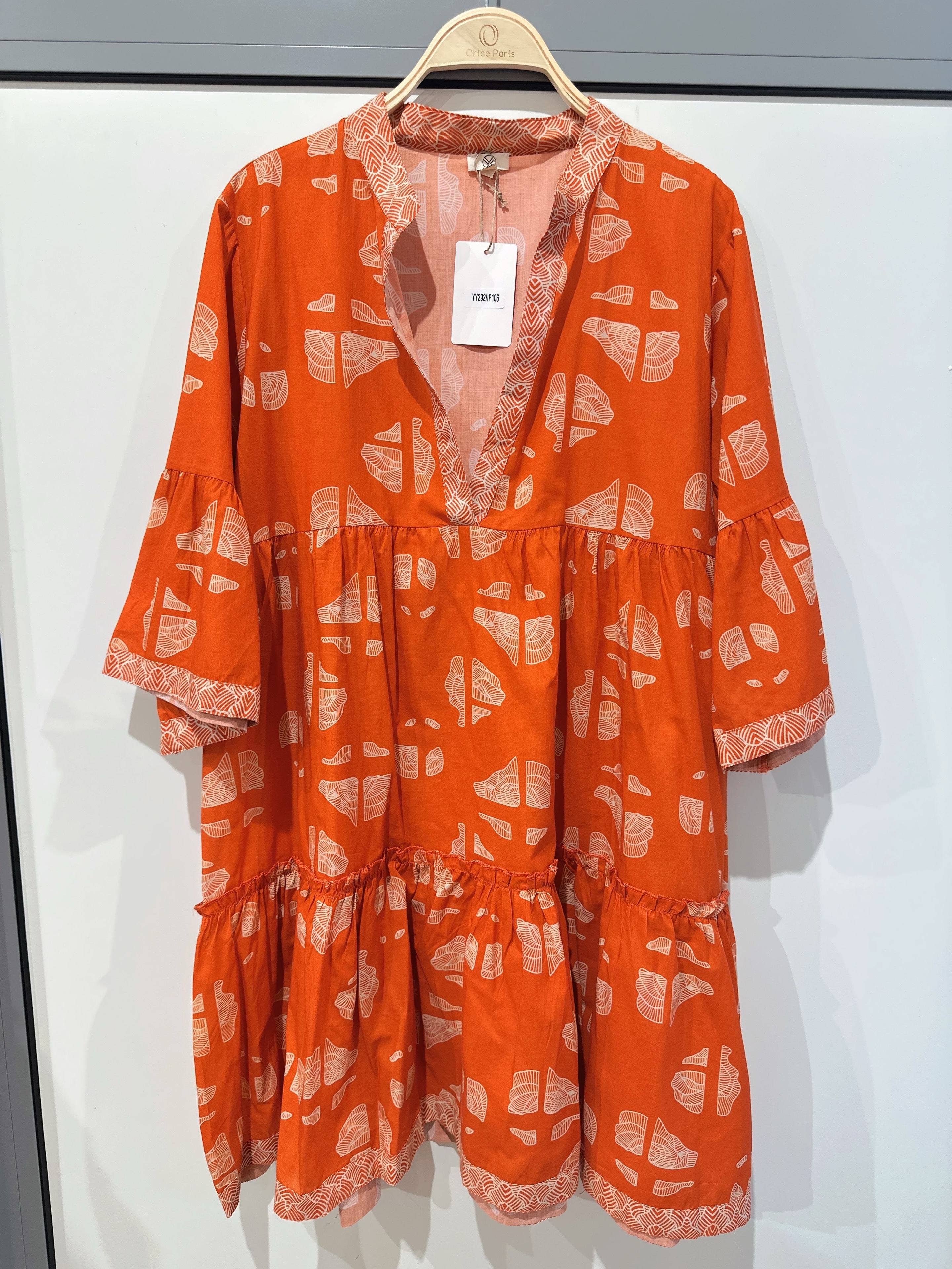 Orice - Wholesale Dress - Women's - Short dress in batik print cotton - Orice8