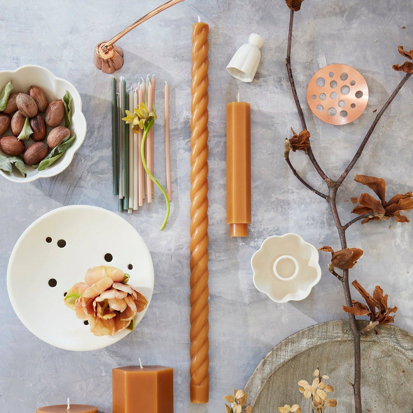 The Floral Society - Wholesale Vase - Ceramic Pleated Flower Frog Vase5