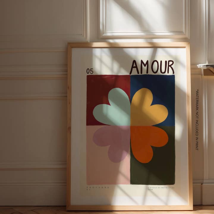 Kate Fox Design - Wholesale Art Print - Autumn Love, Art Print, Colourful Art, Fun Art, Home Decor2