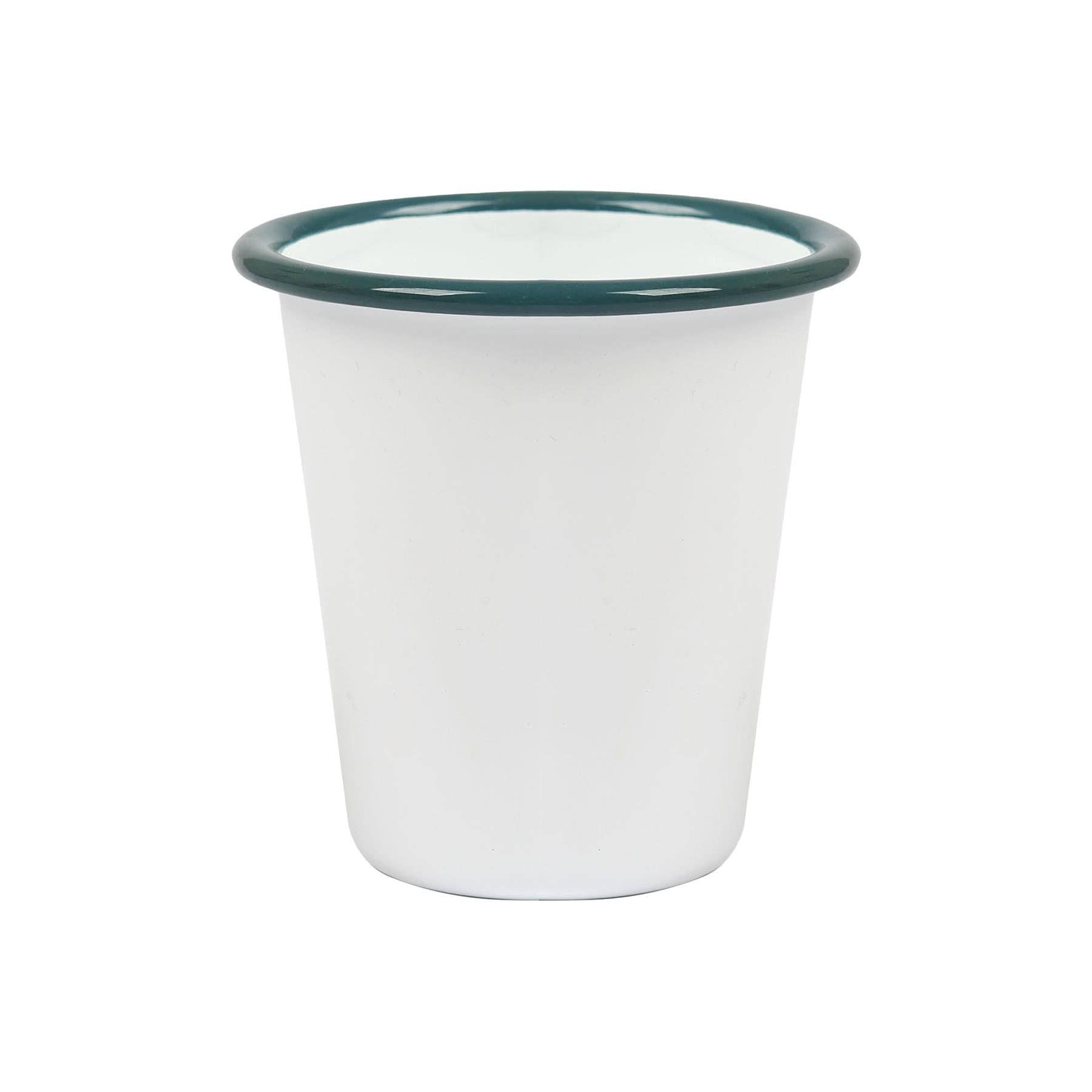 Rinkit Ltd - Wholesale Drinking Glass/Cup - 300ml White Enamel Tumbler