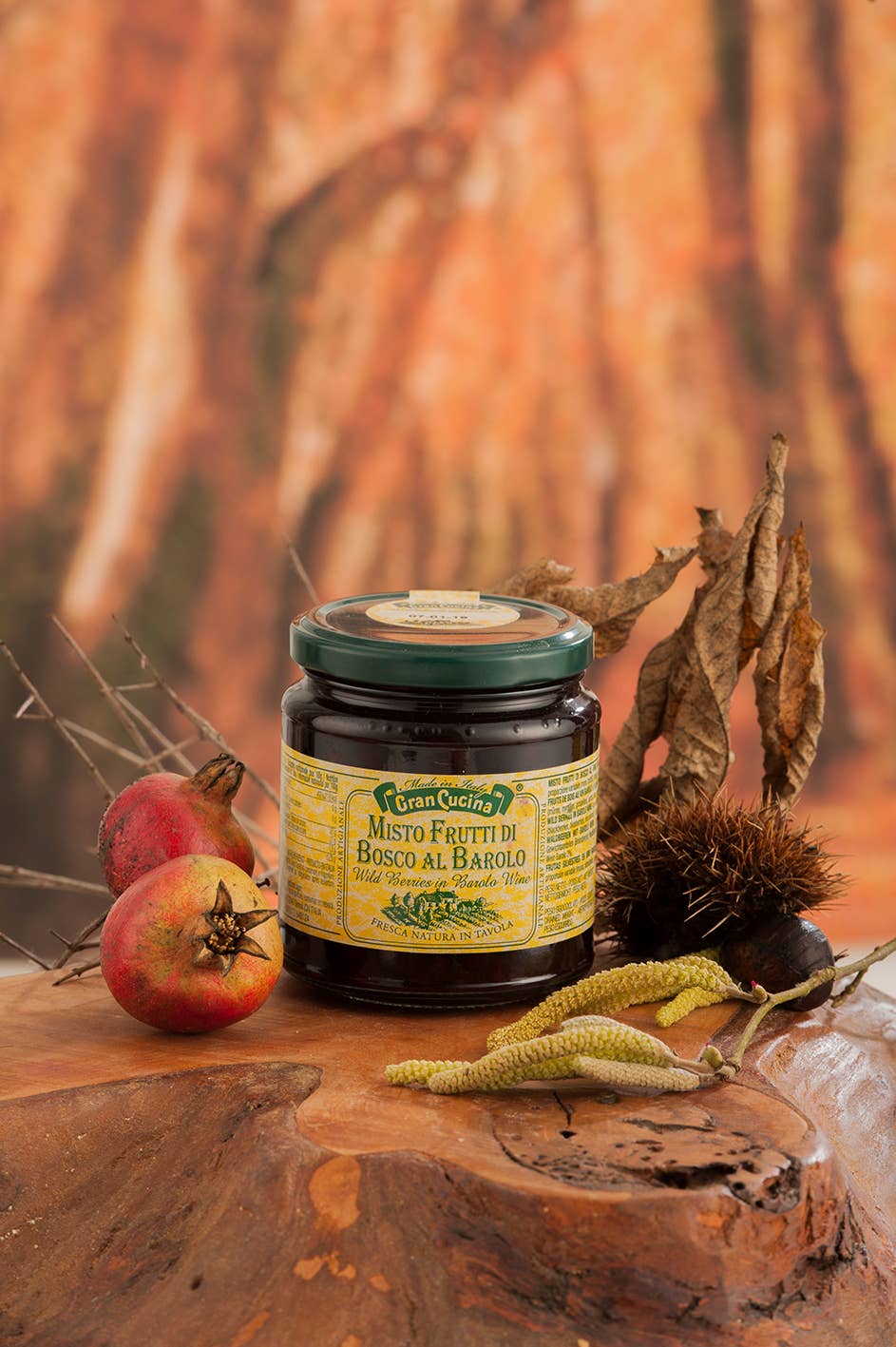 TAB GREEN LINE SRL (Gran Cucina) - Wholesale Jam/Jelly - Mixed Wild Berries with Barolo 310g0
