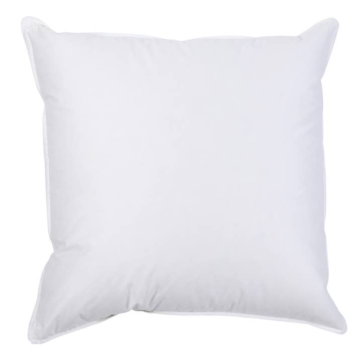 Inderpude Fjer Hvid 50 x 50 for engroshandel hos Maison Vivaraise & La Cerise sur le Gâteau