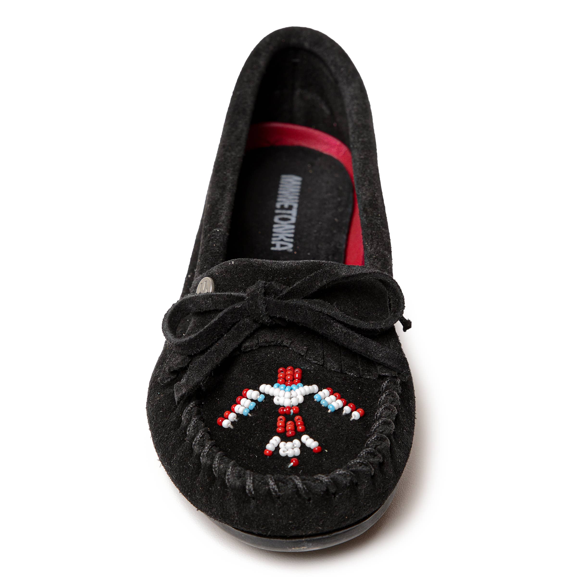 Minnetonka - Wholesale Flats/Loafers - Women's - Women's Thunderbird Animikii Suede Beaded Moccasin2