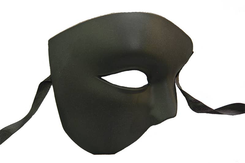 KBW Global Corp. - Wholesale Costume - Unisex - Black Phantom Mask0