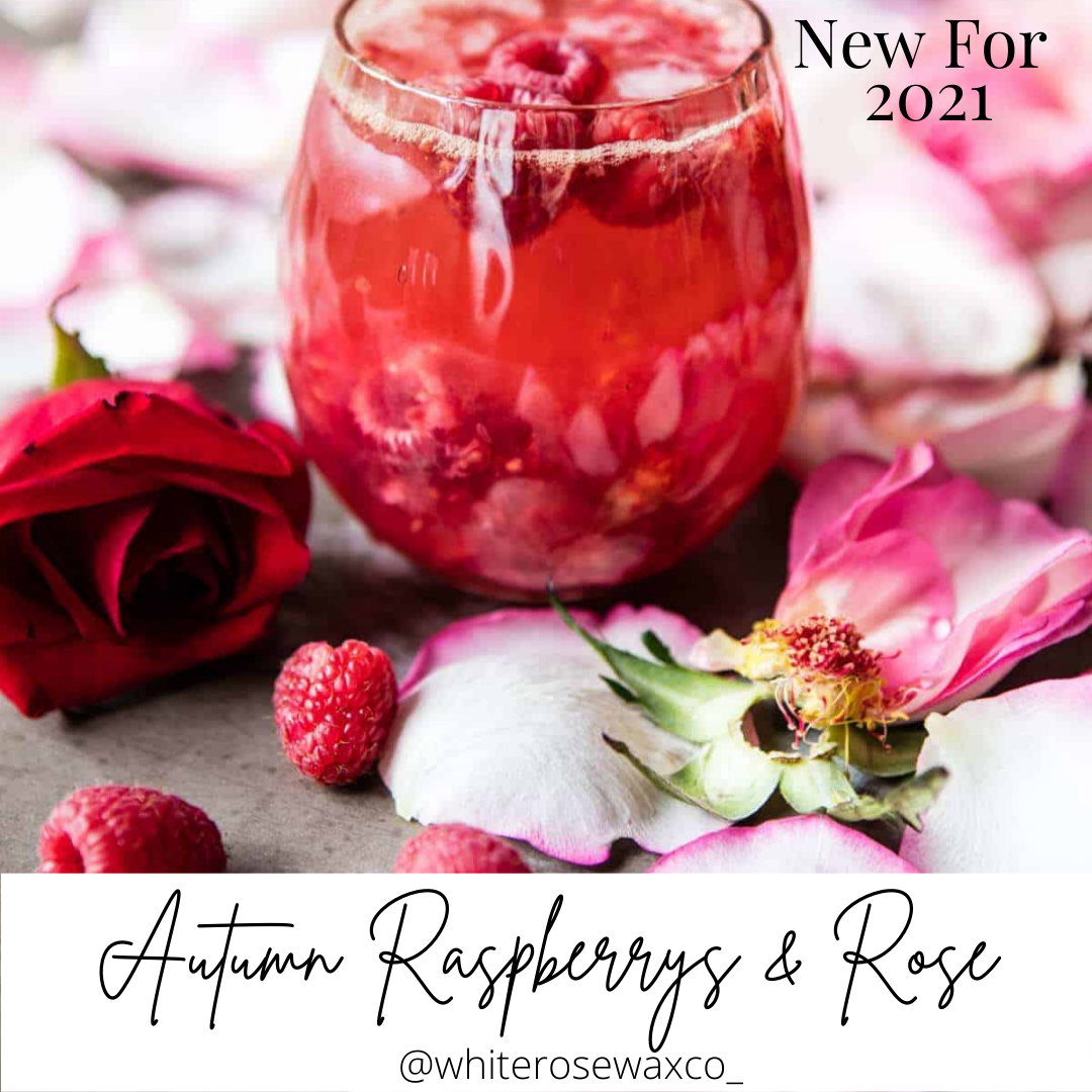 White Rose Wax Co – wholesale Wax melt – Wax Melt Snap Bar - Autumn Raspberry & Amber Rose0