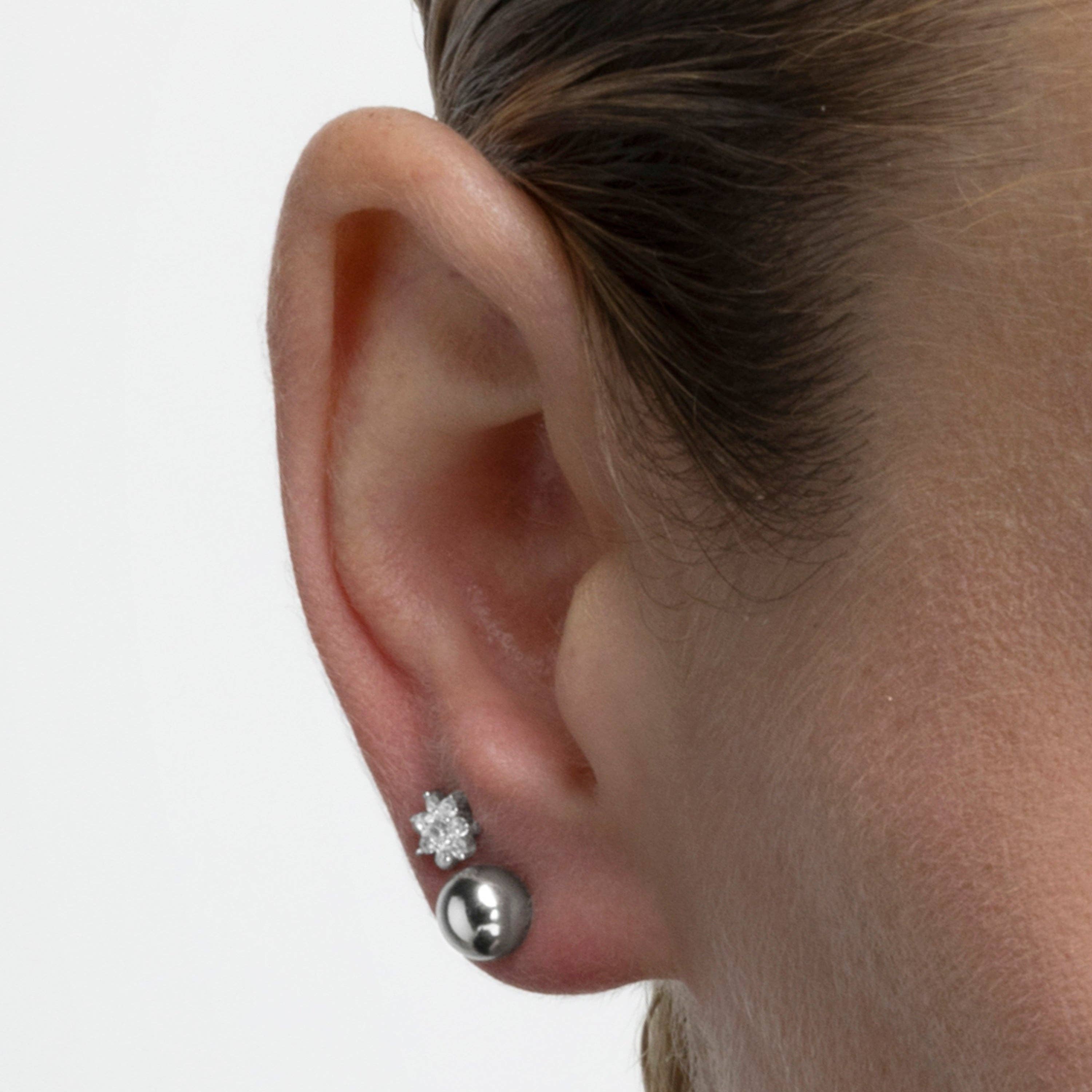 Luxenter – Engroshandel Ørestikkere – Sølvfinish øreringe - Gnis3