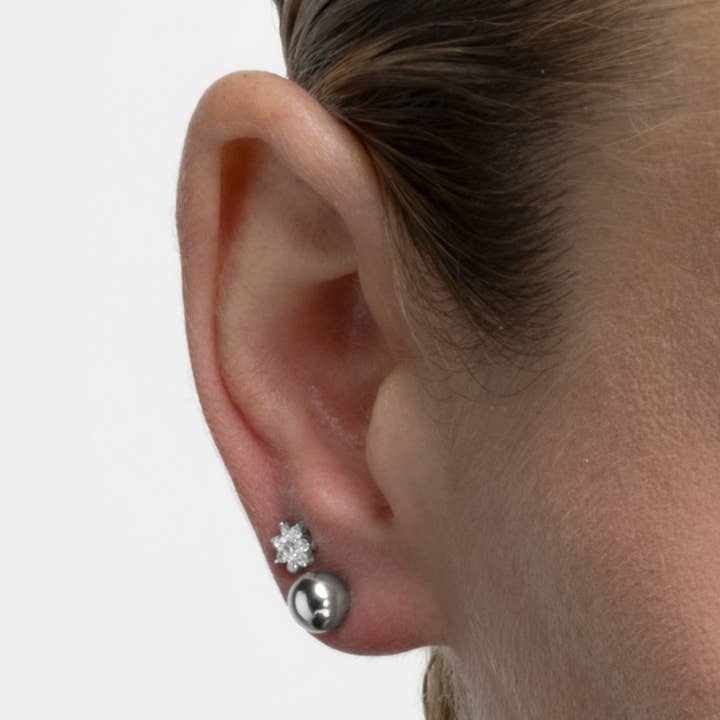 Luxenter – Engroshandel Ørestikkere – Sølvfinish øreringe - Gnis3