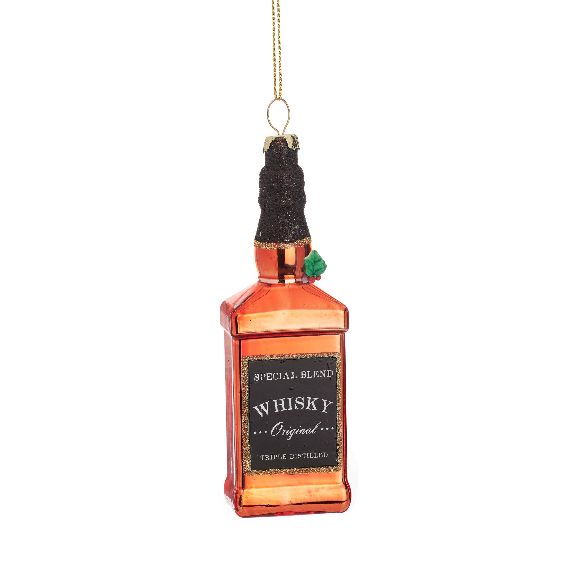 Sass & Belle Europe - Wholesale Christmas Decoration - Whisky Bottle Shaped Bauble0