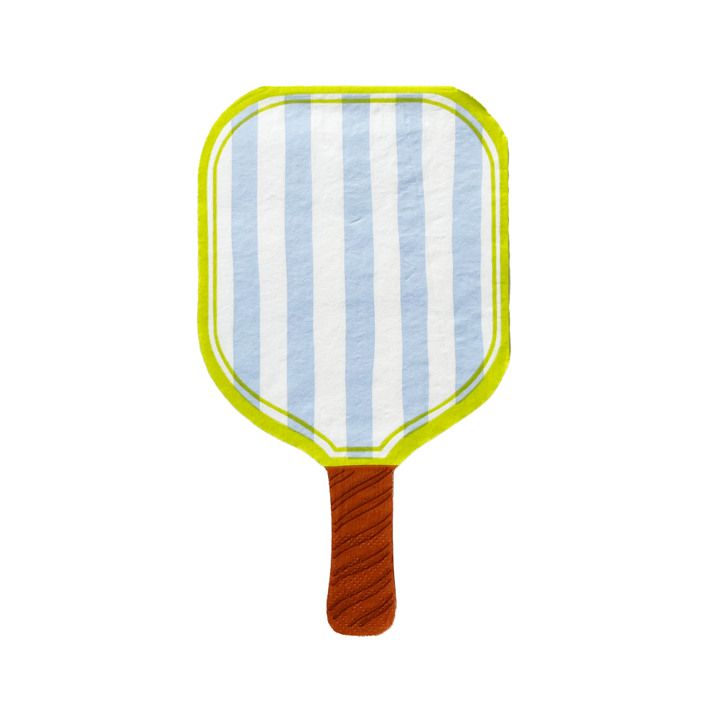 Jollity & Co. + Daydream Society - Wholesale Disposable Napkin - Pickleball Social Club Paddle Guest Napkins2
