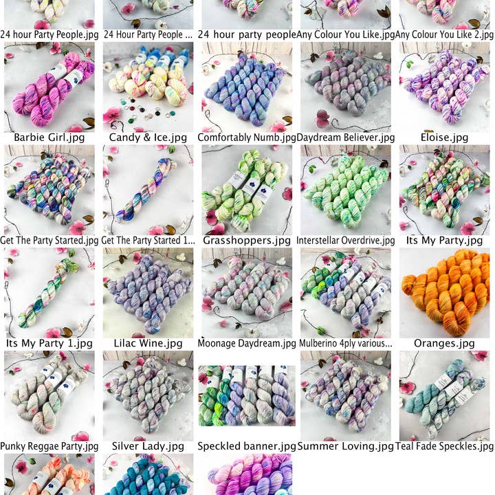 Orchidean Luxury Yarns - Wholesale Yarn - Cloud Lace weight silk and mohair yarn dyed to order