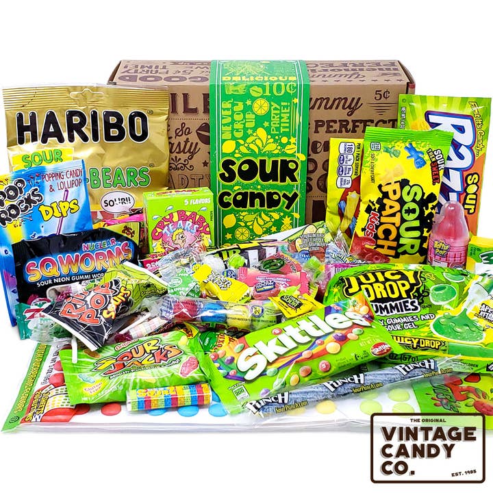Vintage Candy, LLC - Wholesale Gummy - Sour Candy Assortment Gift