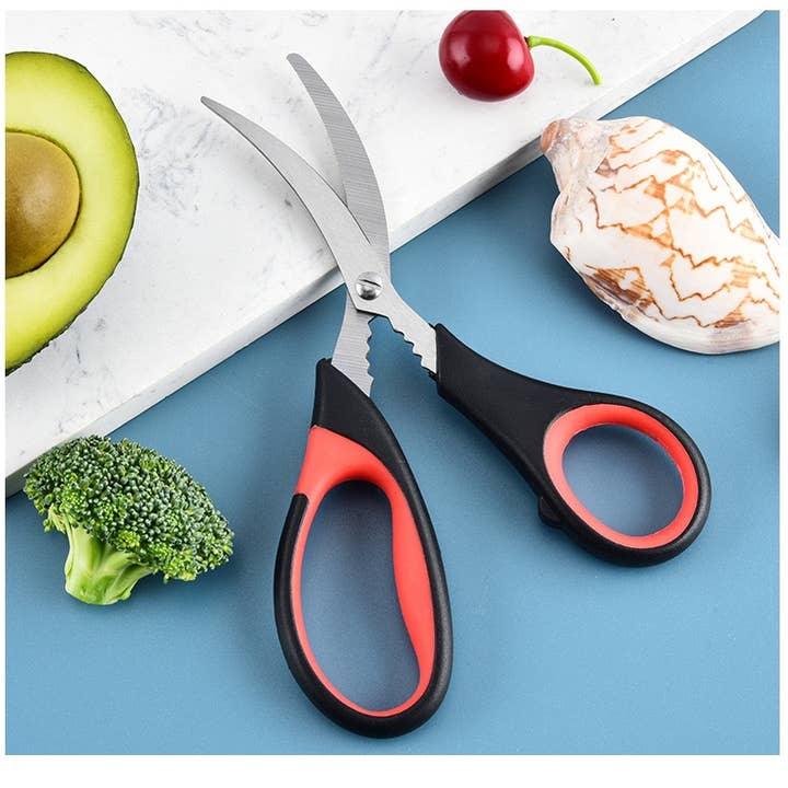 Fox Run Brands - Wholesale Kitchen/Utility Knife - Nantucket Stainless Steel Seafood Scissors and Cracker