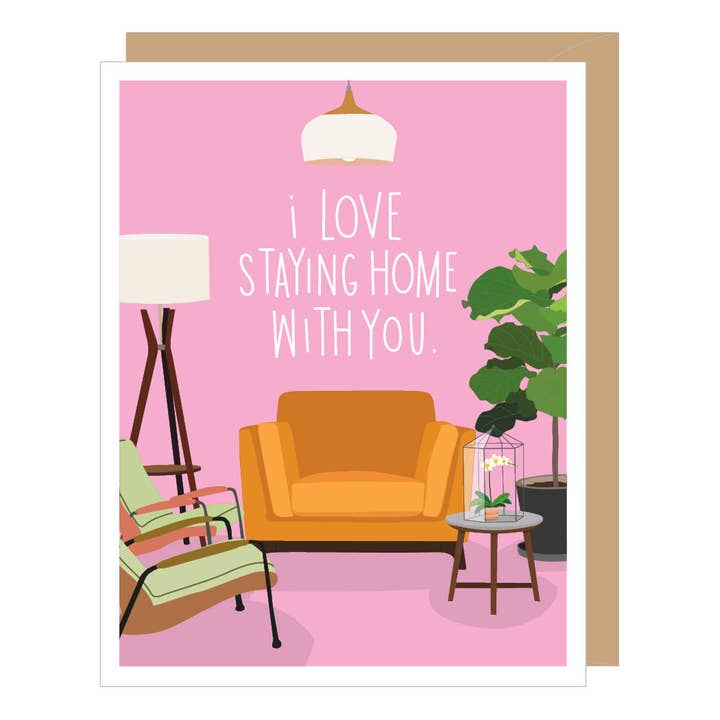 Mid Mod Valentine's Day Card for wholesale by Apartment 2 Cards