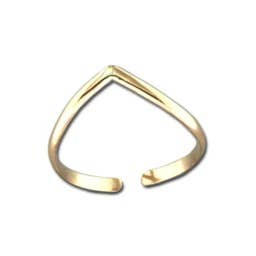 Chevron Adjustable Toe Ring for wholesale by Mark Steel Jewelry