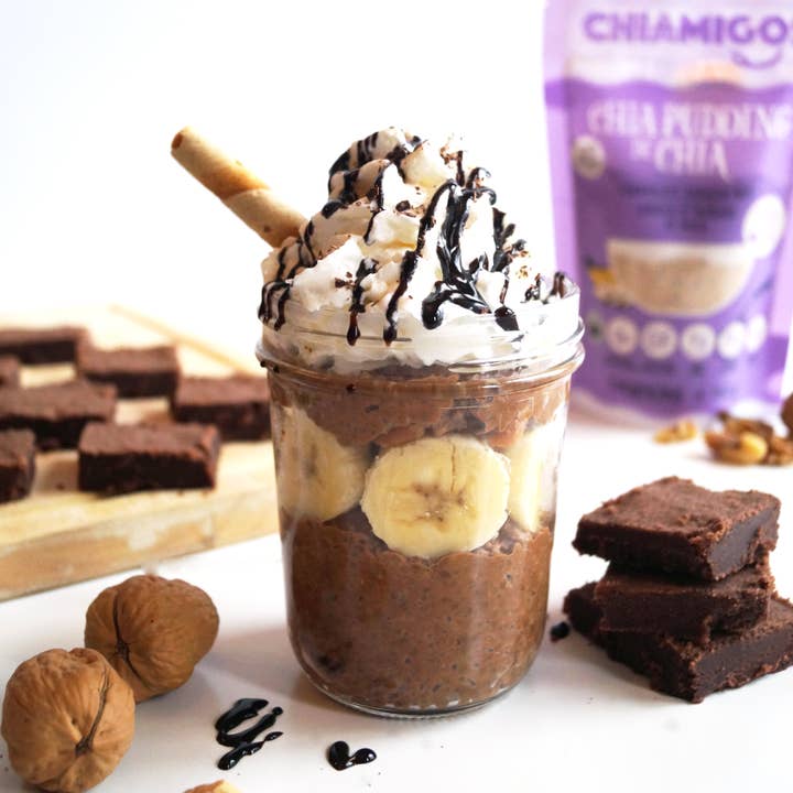 Chiamigos - Vendita all'ingrosso Budini - Instant Chia Pudding - Noce di banana al cioccolato