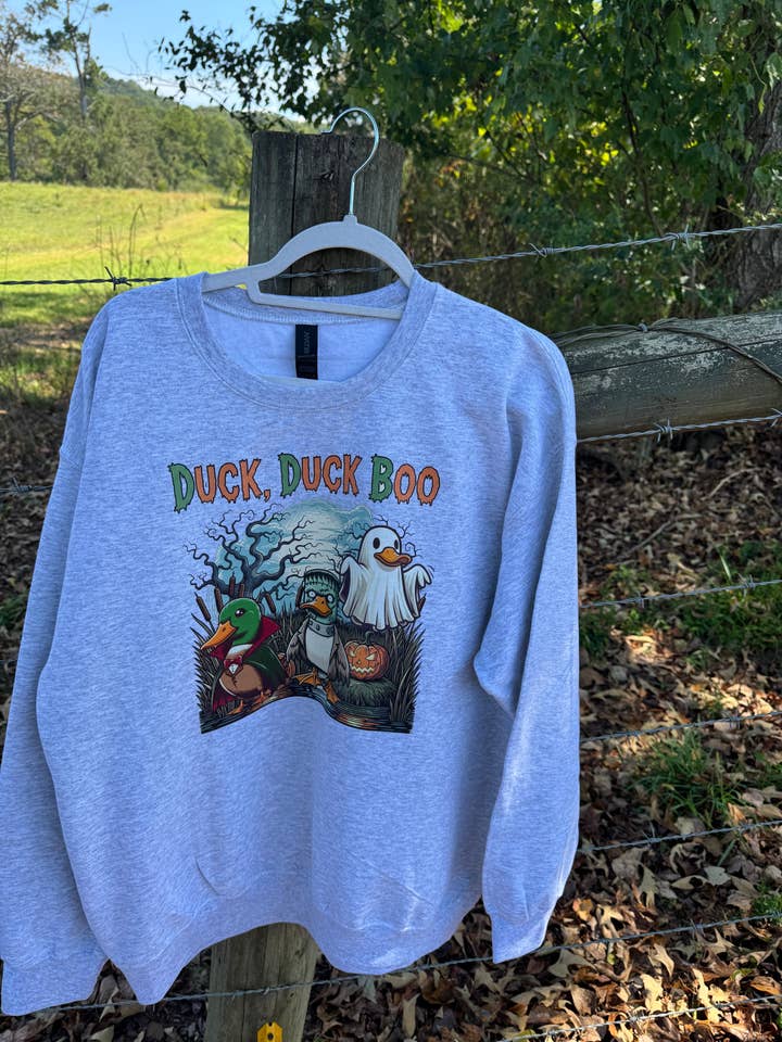 Endless Hunt - Wholesale Graphic Sweatshirt - Unisex - Duck Duck Boo Crewneck1