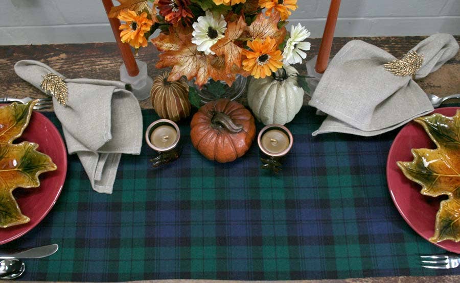 Rennie & Rose - Wholesale Table Runner - Tartan Plaid Hamilton Table Runner3