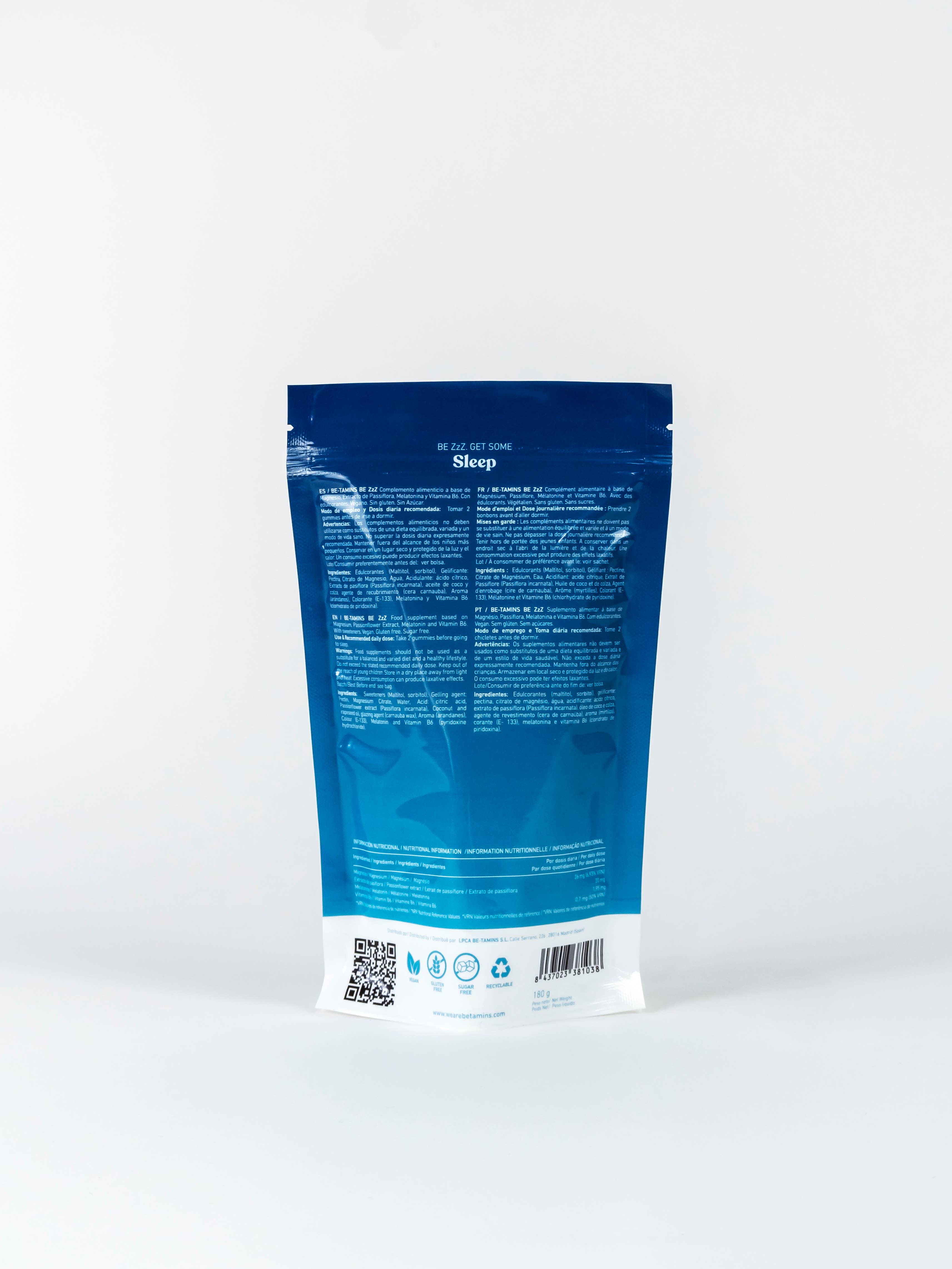 BETAMINS+ - Vente Supplément oral/vitamine - BETAMINS+ SLEEP gommes sans sucre pour un meilleur sommeil3