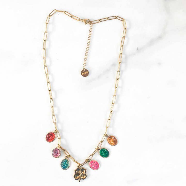 Lucky Clover Necklace for wholesale by LITCHI