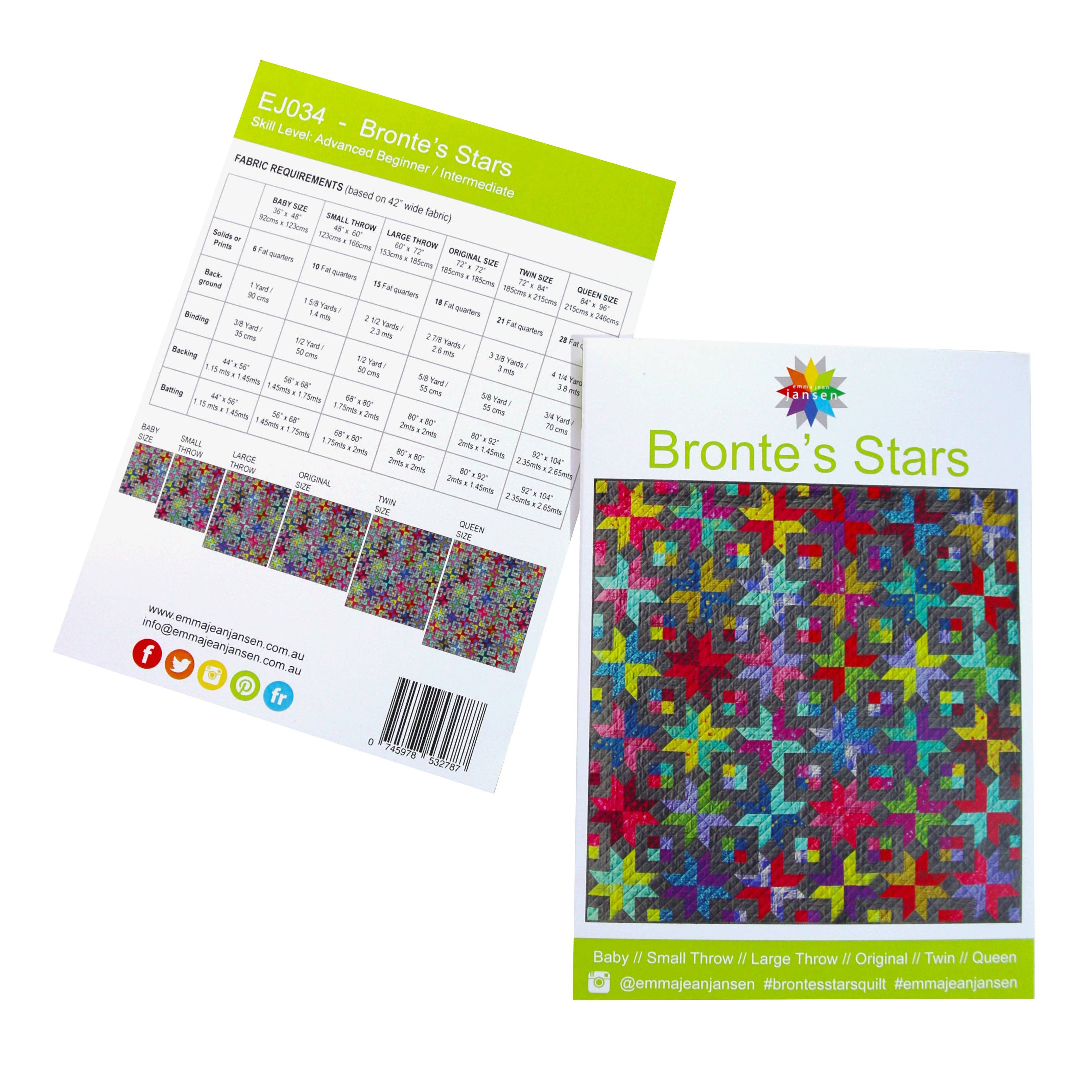 emma jean jansen - Vente Outil de bricolage - • Vente en gros - Motif de couette Bronte's Stars13