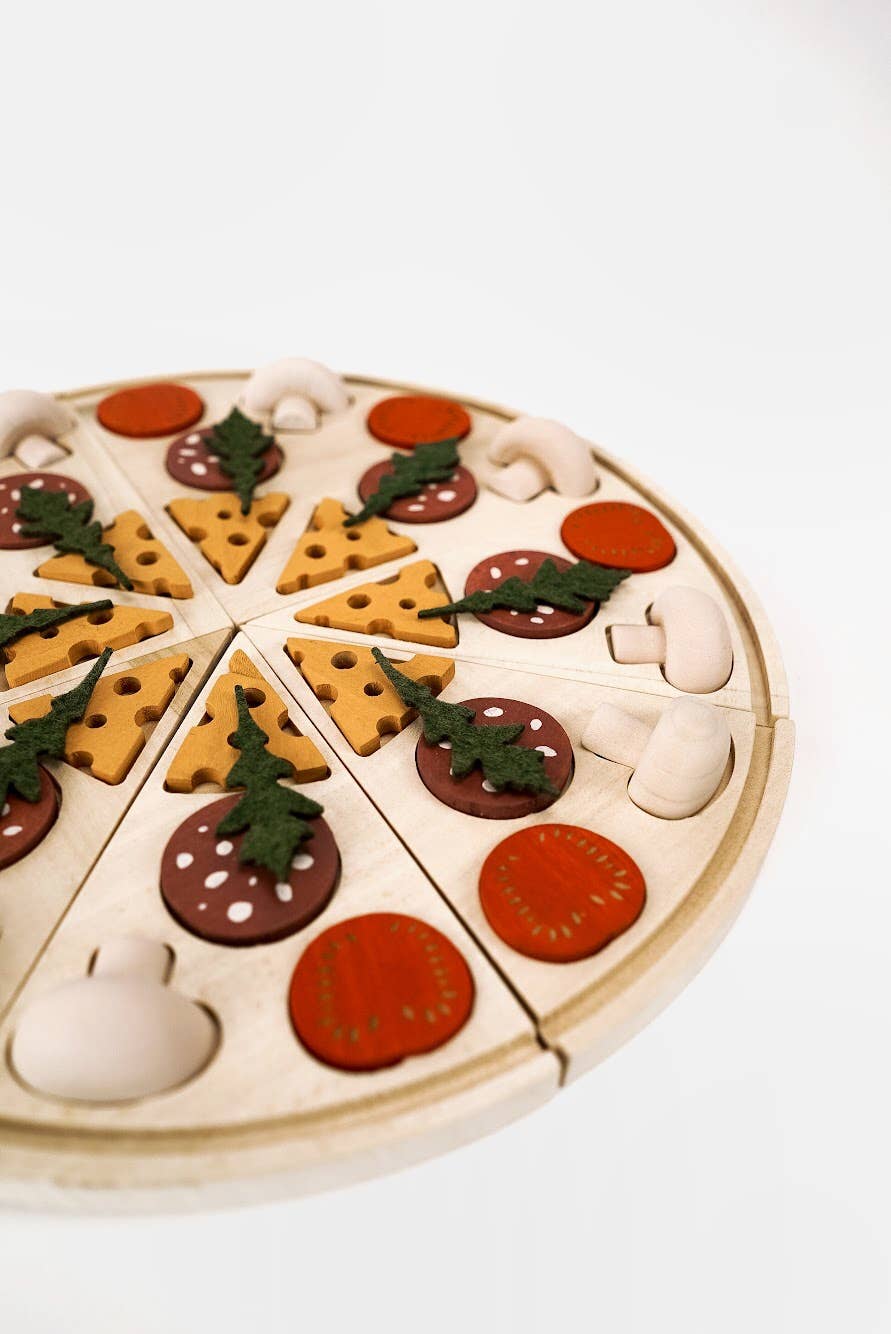 SABO concept - Wholesale Wood Toy - Kids - Wooden Pizza Toy2