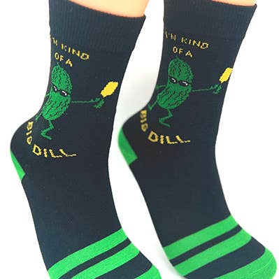 Big Dill (Pickleball Socks) for wholesale by Sock Cellar