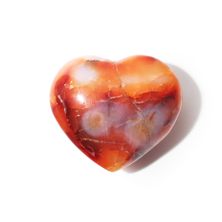 Carnelian Heart for wholesale by Stonebridge Imports