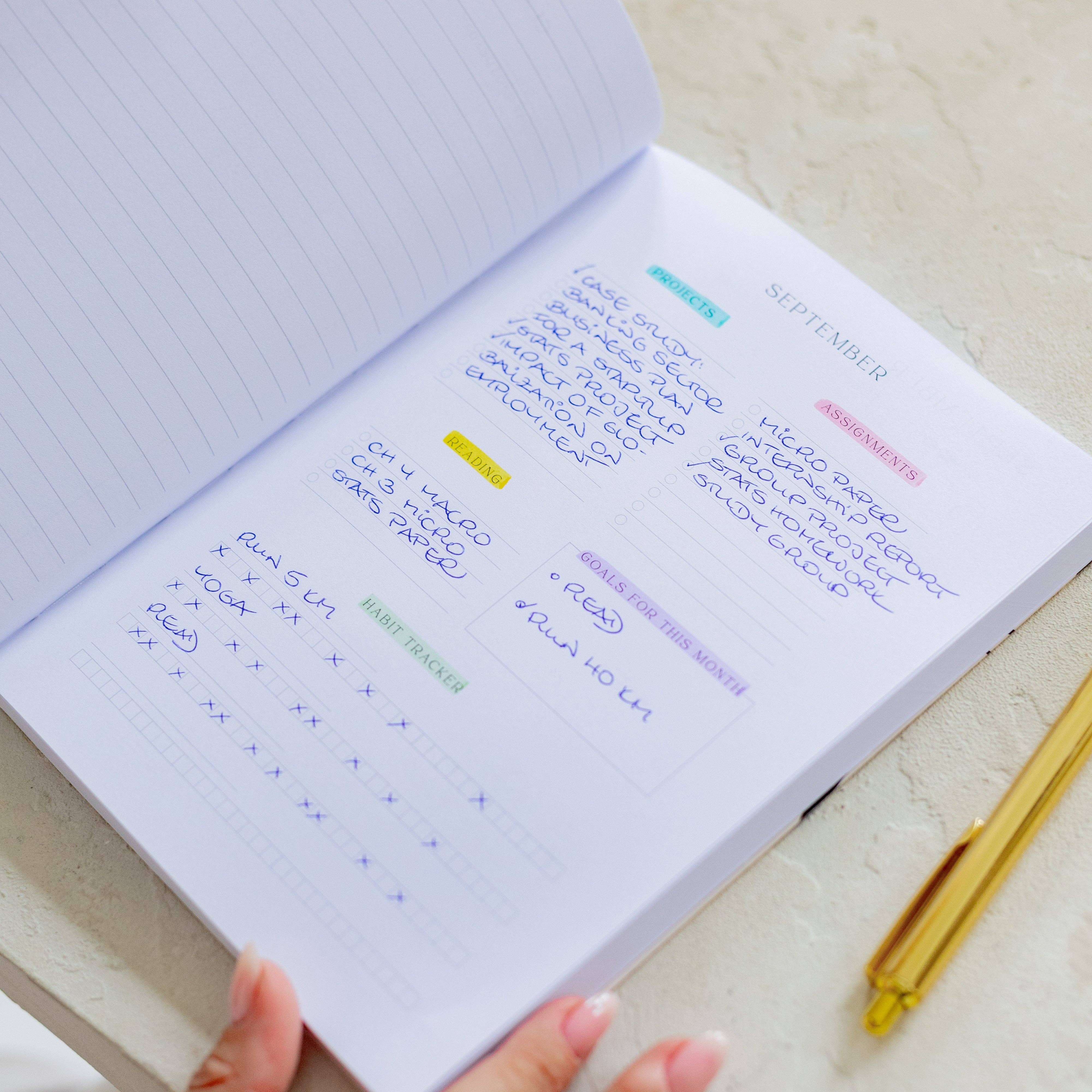 Love & Story Design - Wholesale Planner - Paperback Academic Planner 2025/2026 Petals5