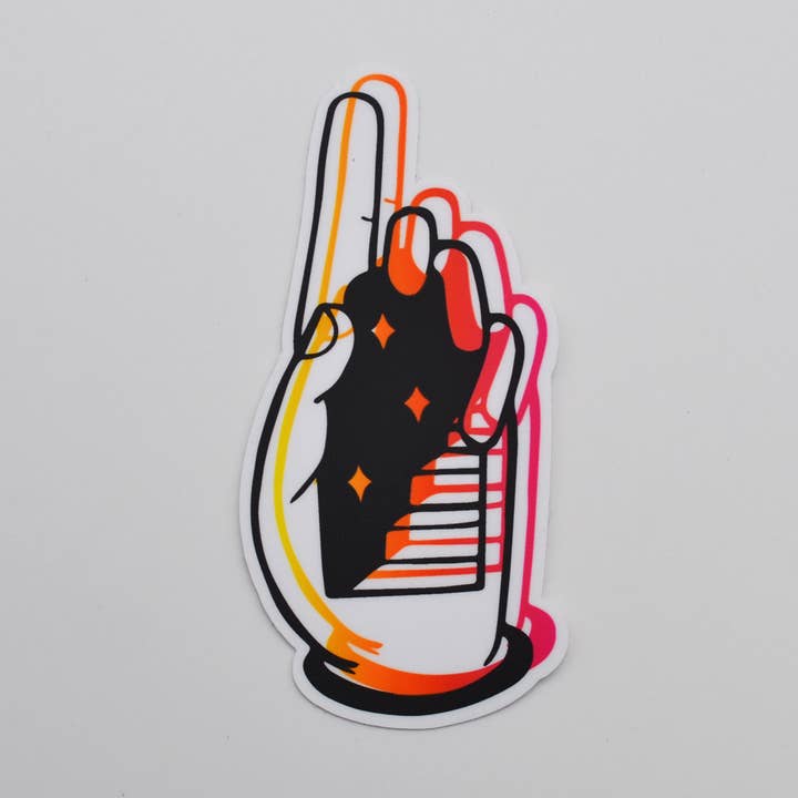 Pegatina Mano de estrellas para venta al por mayor de Metal the Brand