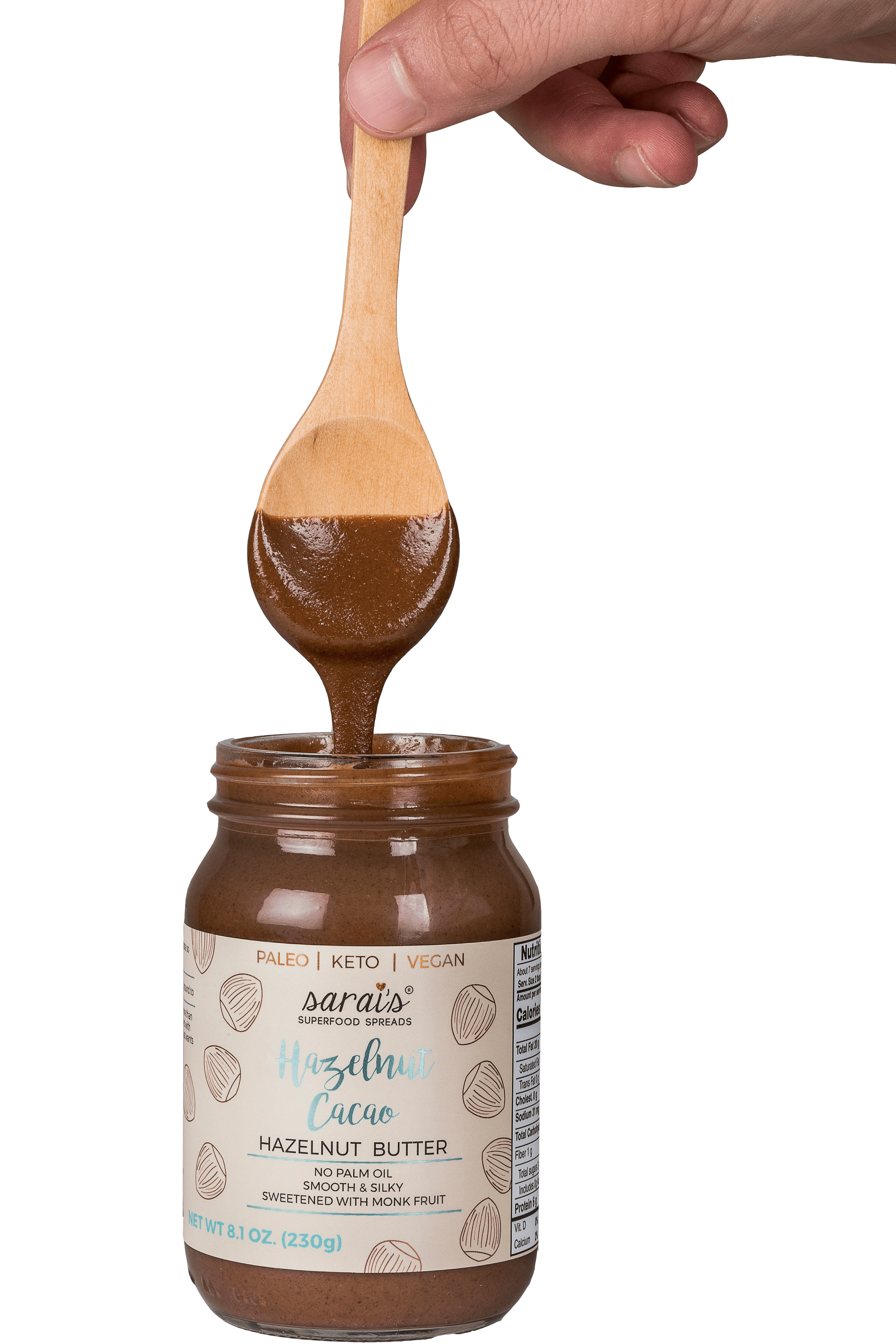 Sarai's Superfood Spreads - Wholesale Nut Butter - Cacao Hazelnut Butter3