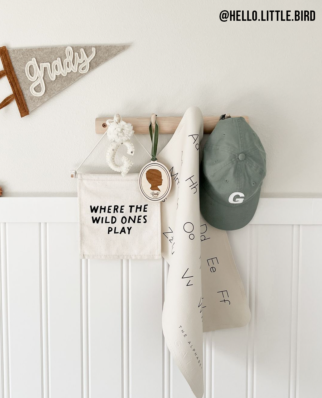 Cherrypick - Wholesale Sign - Where The Wild Ones Play Canvas Hang Sign - Kids Decor3