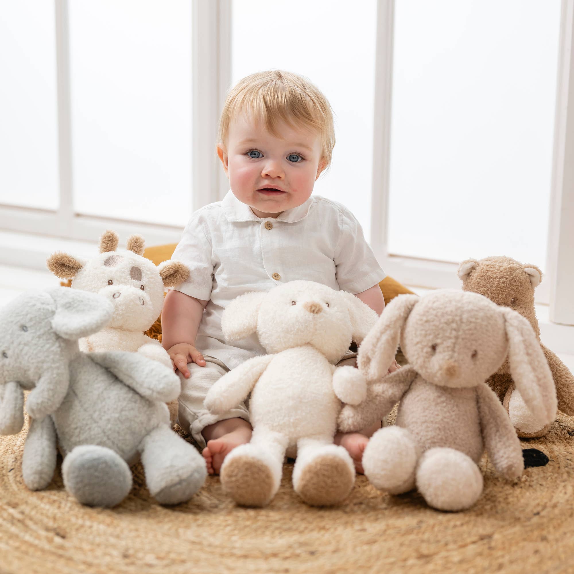 Hippychick - Vente Peluche – enfant et bébé - Nattou Teddy - Girafe Câline2