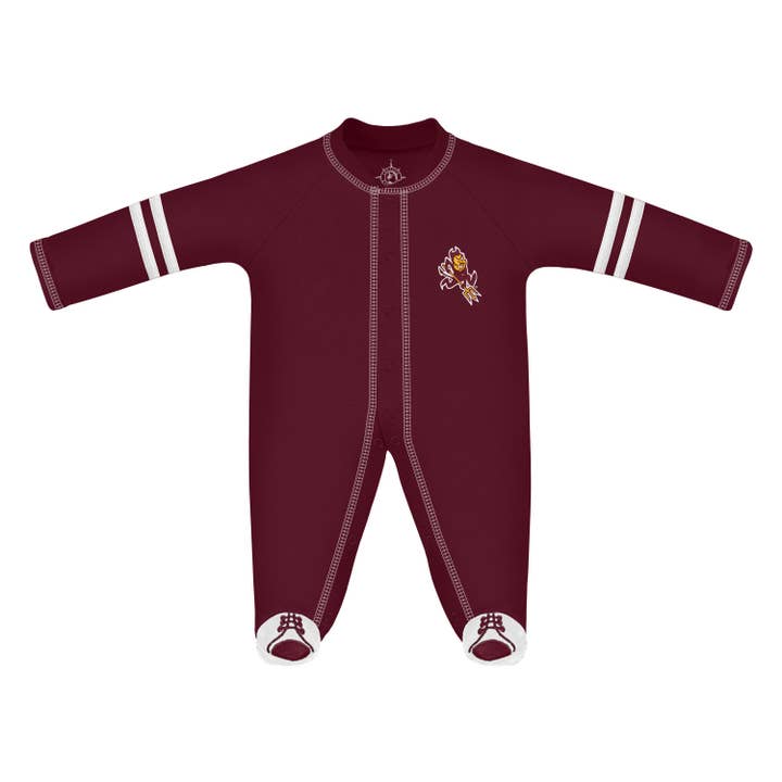 Arizona State Sun Devils Sports Shoe Footed Romper
for wholesale by Creative Knitwear