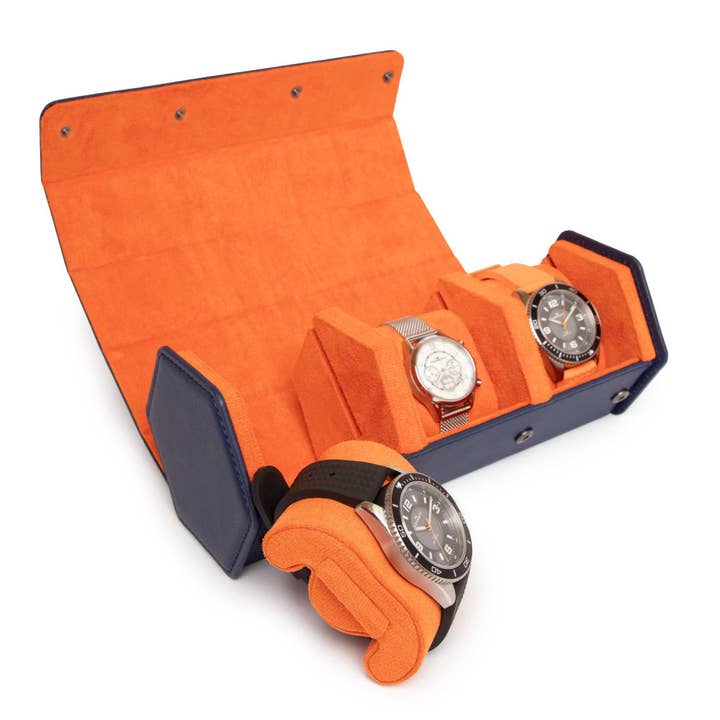 Kennett 3-Piece Hexagon Watch Case – Dark Blue for wholesale by Kennett