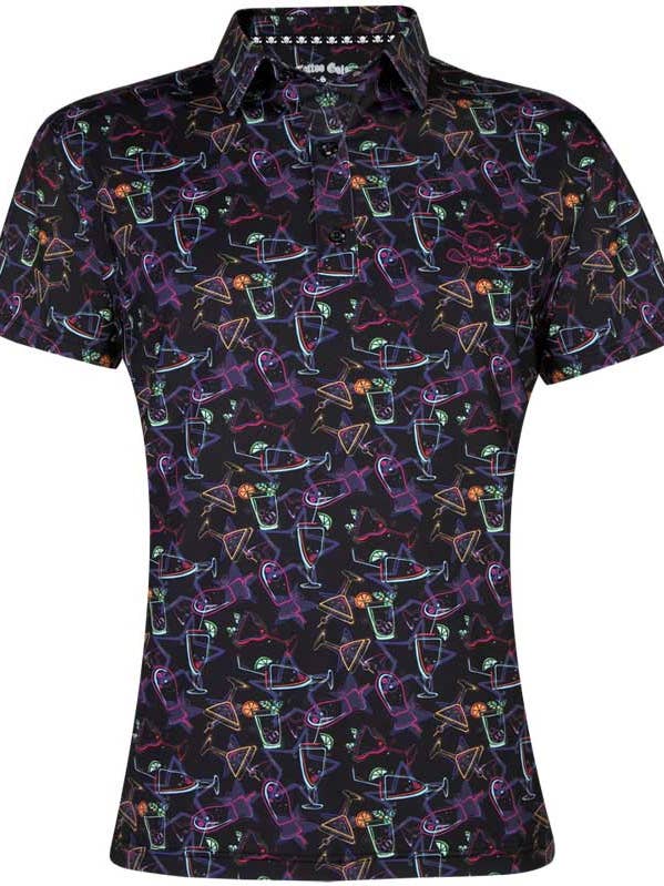 Cool-Stretch-Golfshirt für Damen, 19. Loch, Neon für den Großhandel von Tattoo Golf Clothing