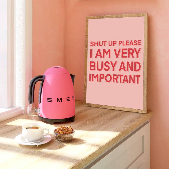 Desligue-se Por favor, estou muito ocupado e importante- Bridget Jones Print por atacado de Colourful Life