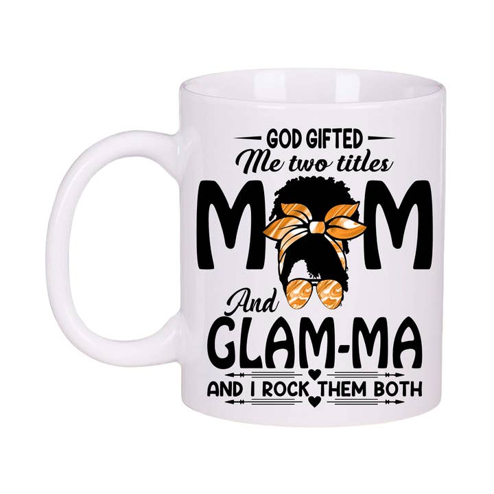 Conjunto de Caneca de Café Chá de Apreciação para o Dia da Mãe Aniversário da Mãe Glamma por atacado de Inspire Me Positive