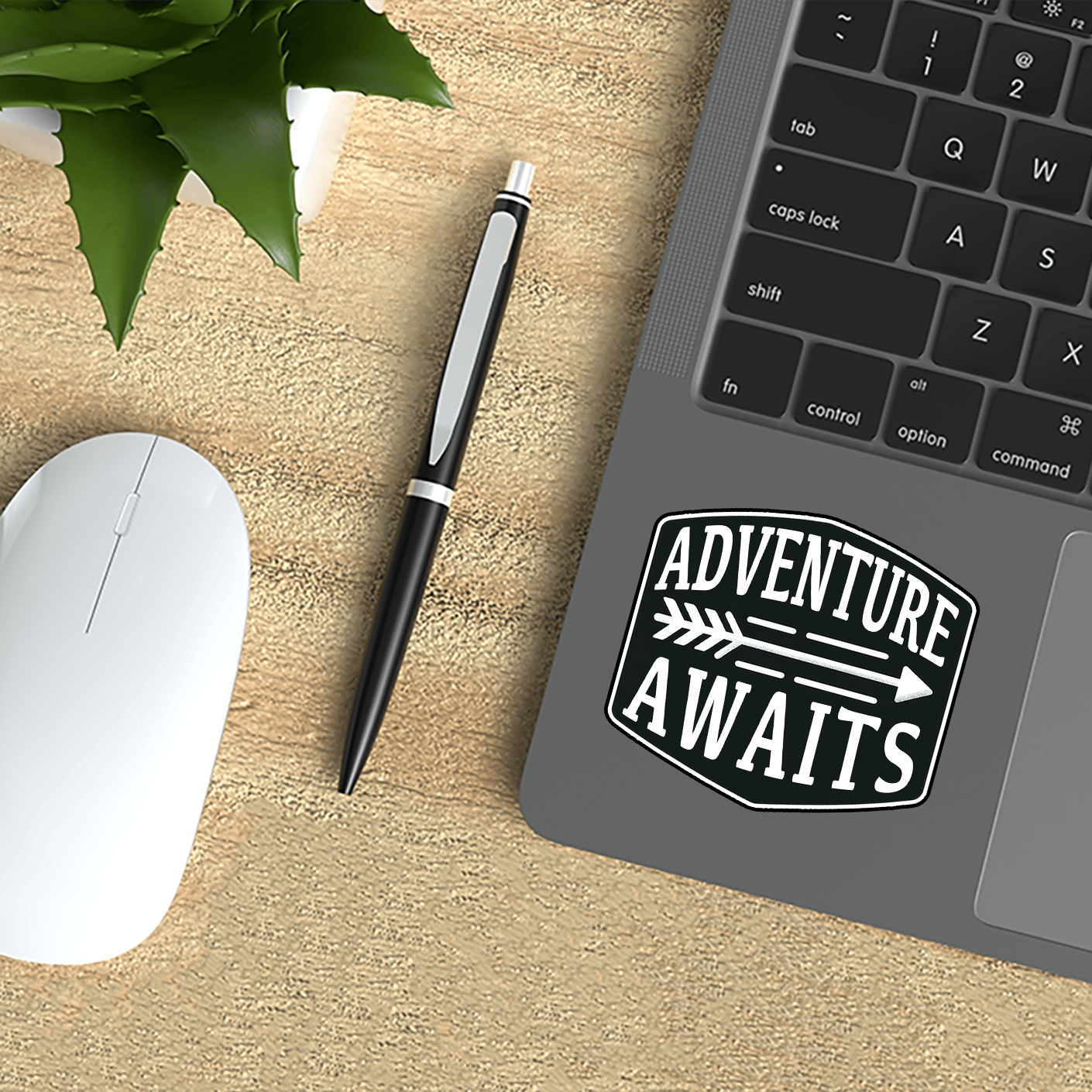 Sticker Atlas – wholesale Sticker – Adventure Awaits Sticker4