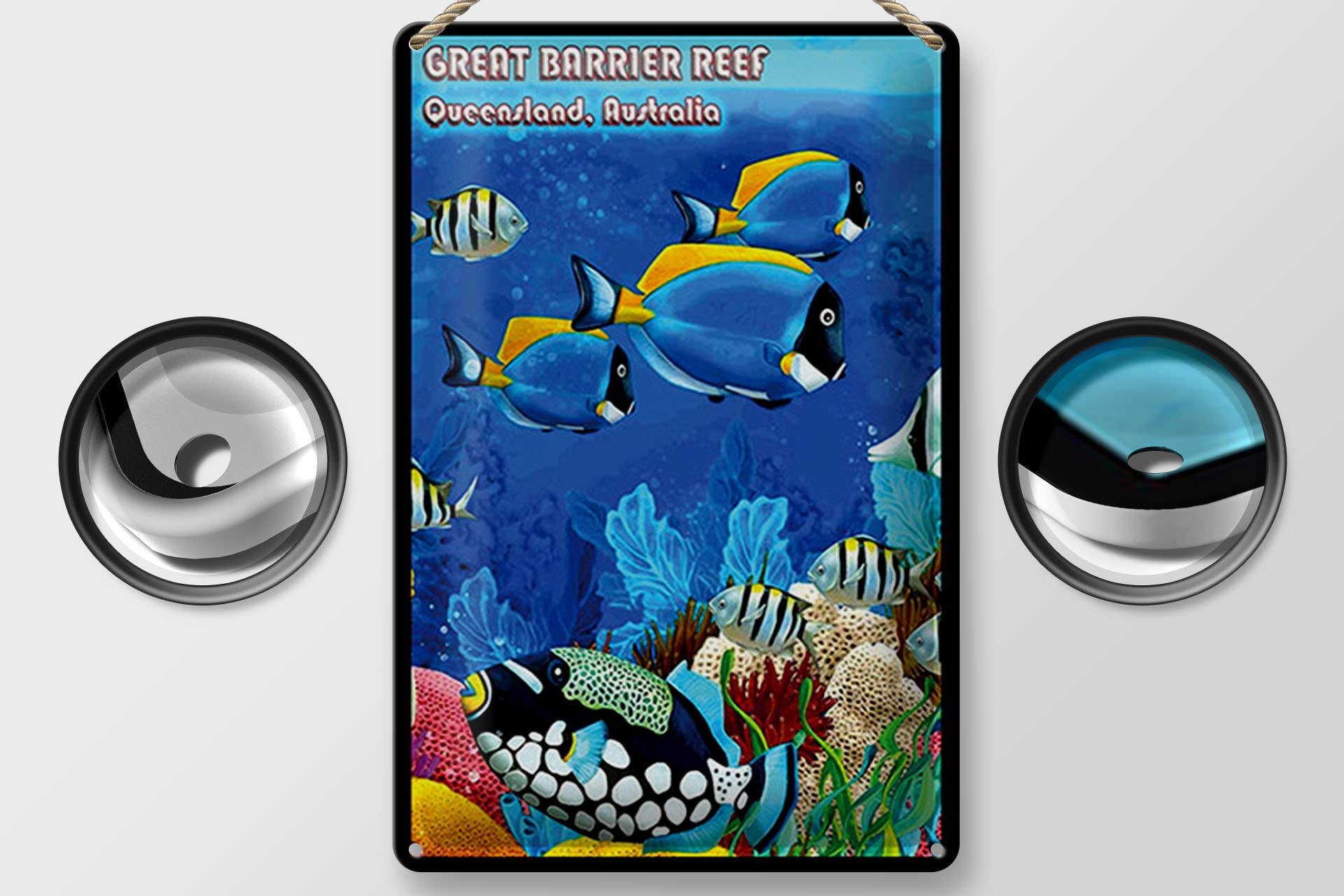 Femer - Wholesale Sign - Tin sign saying 20x30cm Great Barrier Reef Queensland1