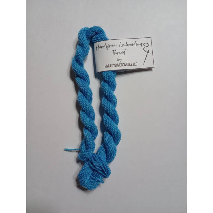 Hand Dyed/Hand Spun Embroidery Thread - Polwarth Wool for wholesale by HMLLOYD MERCANTILE LLC