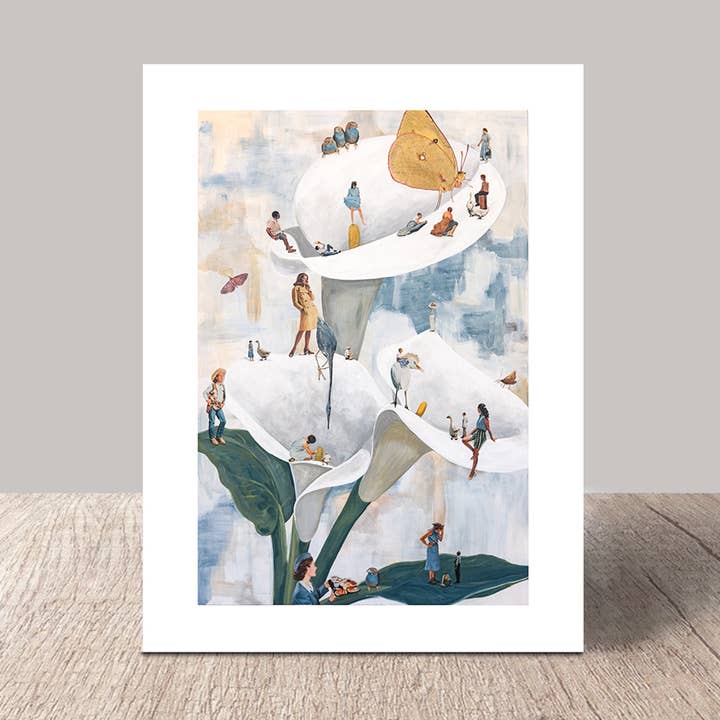 Impression d'art 12x16 "Équilibre Délicat" pour la vente par Real Creative Studio