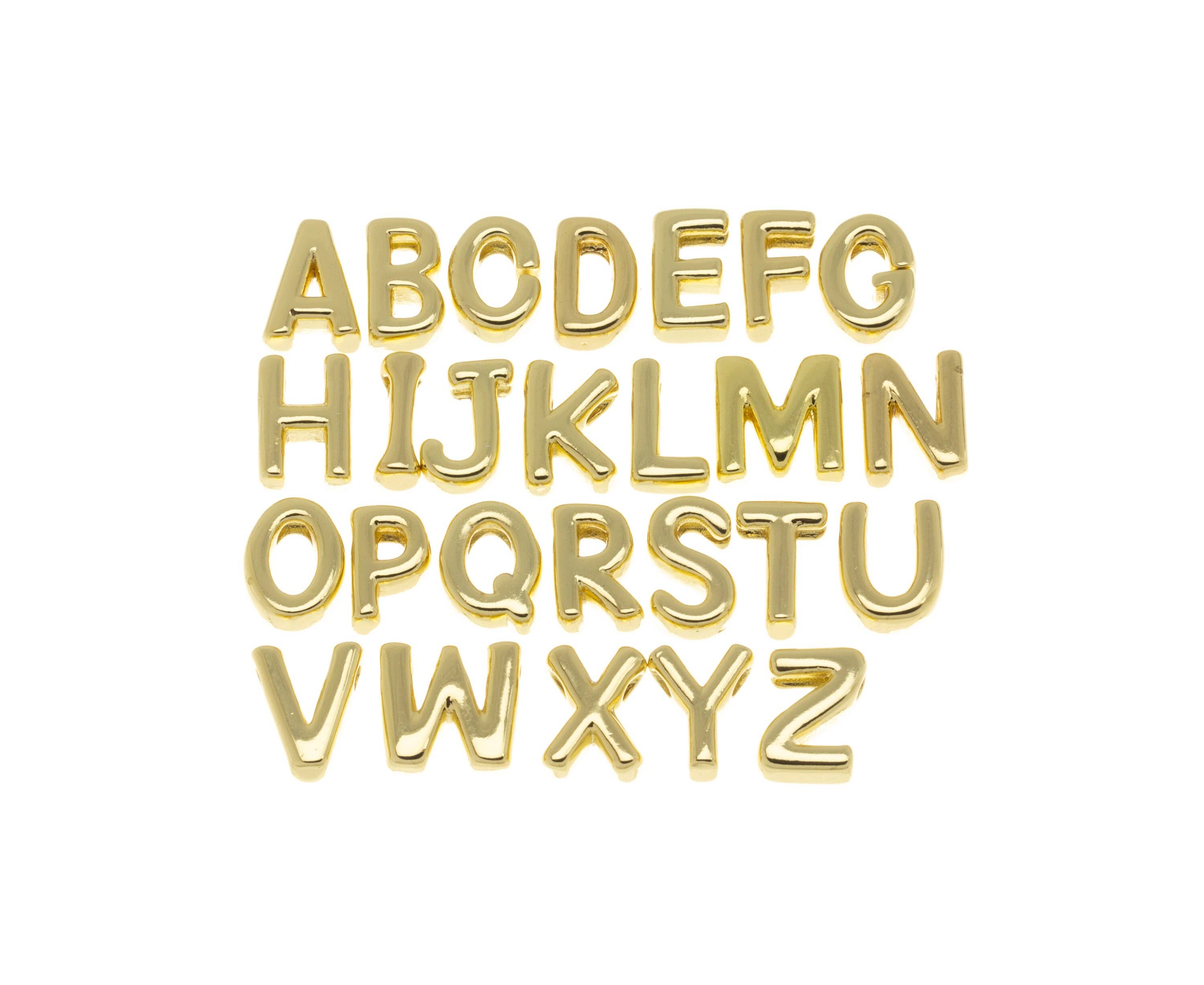 Jewel Pledge - Vendita all'ingrosso Ciondolo/pendente - Ciondolo Lettera Scorrevole Oro o Argento CPG2024-CPS20245