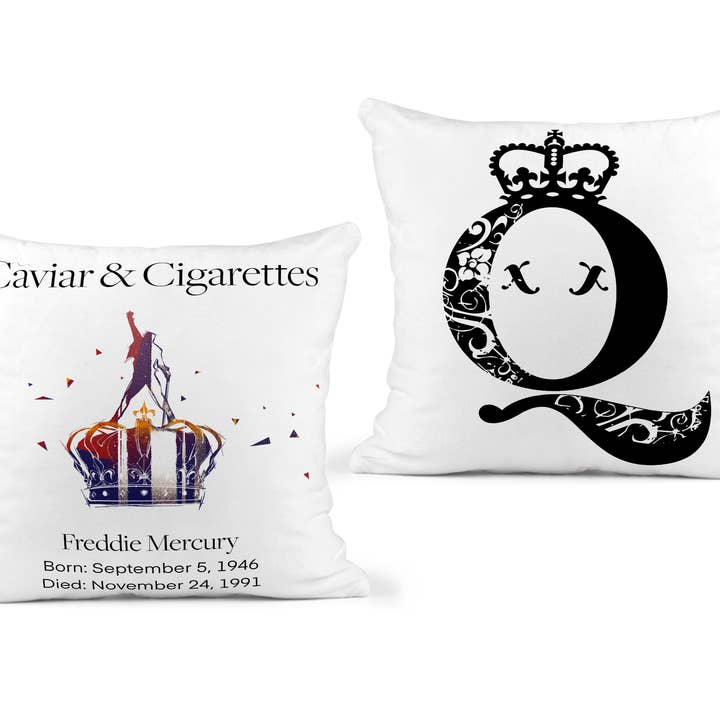 Dead Queens Style - Wholesale Throw pillow cover - Queen Freddie Mercury Pillow Cover4