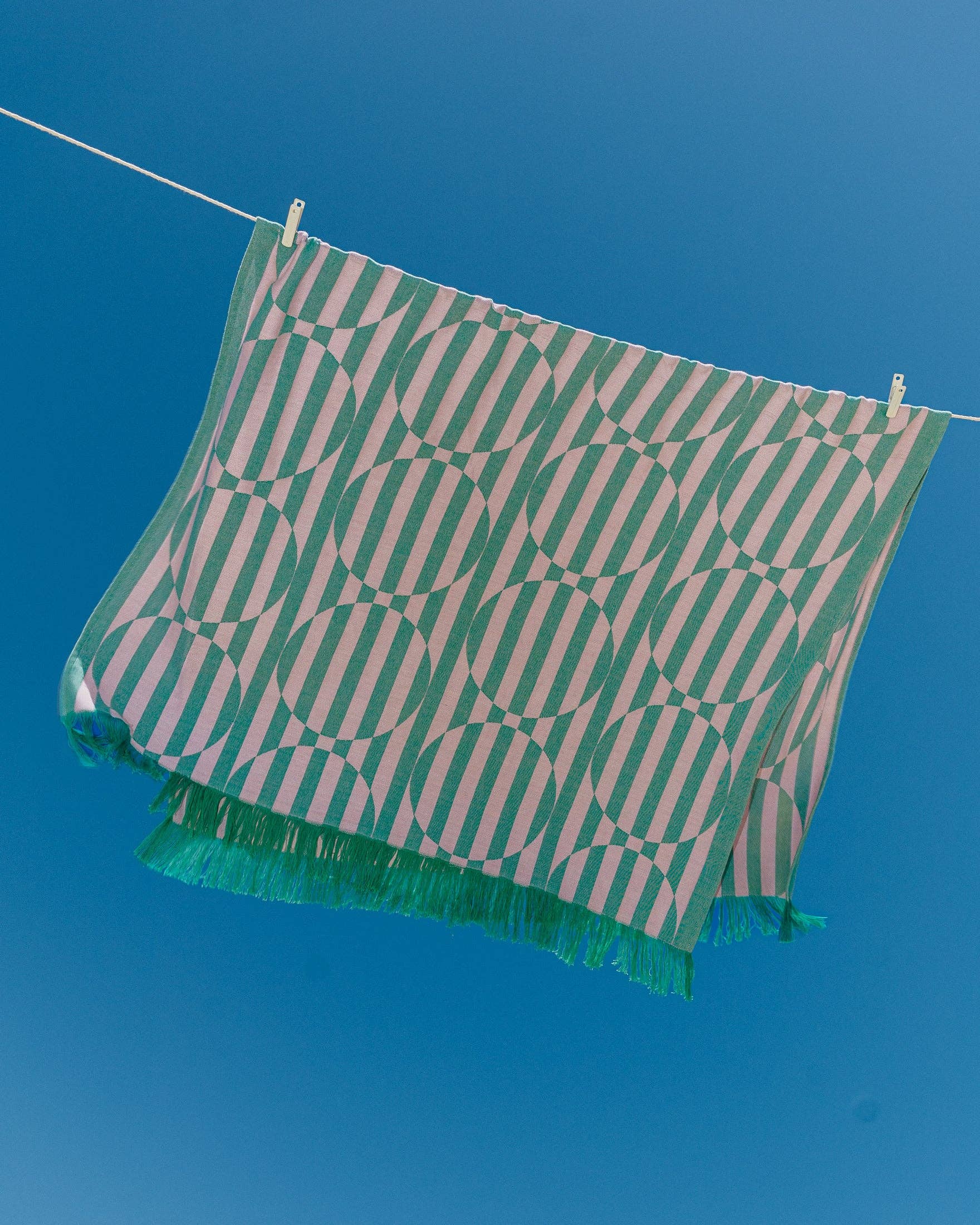 Tarta Gelatina - Wholesale Strandlaken - Strandlaken met gestreept en cirkelvormig patroon5