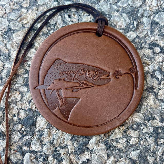 Callahan Leather Co. - Wholesale Car Freshener - Unisex - Round Fish Air Flair