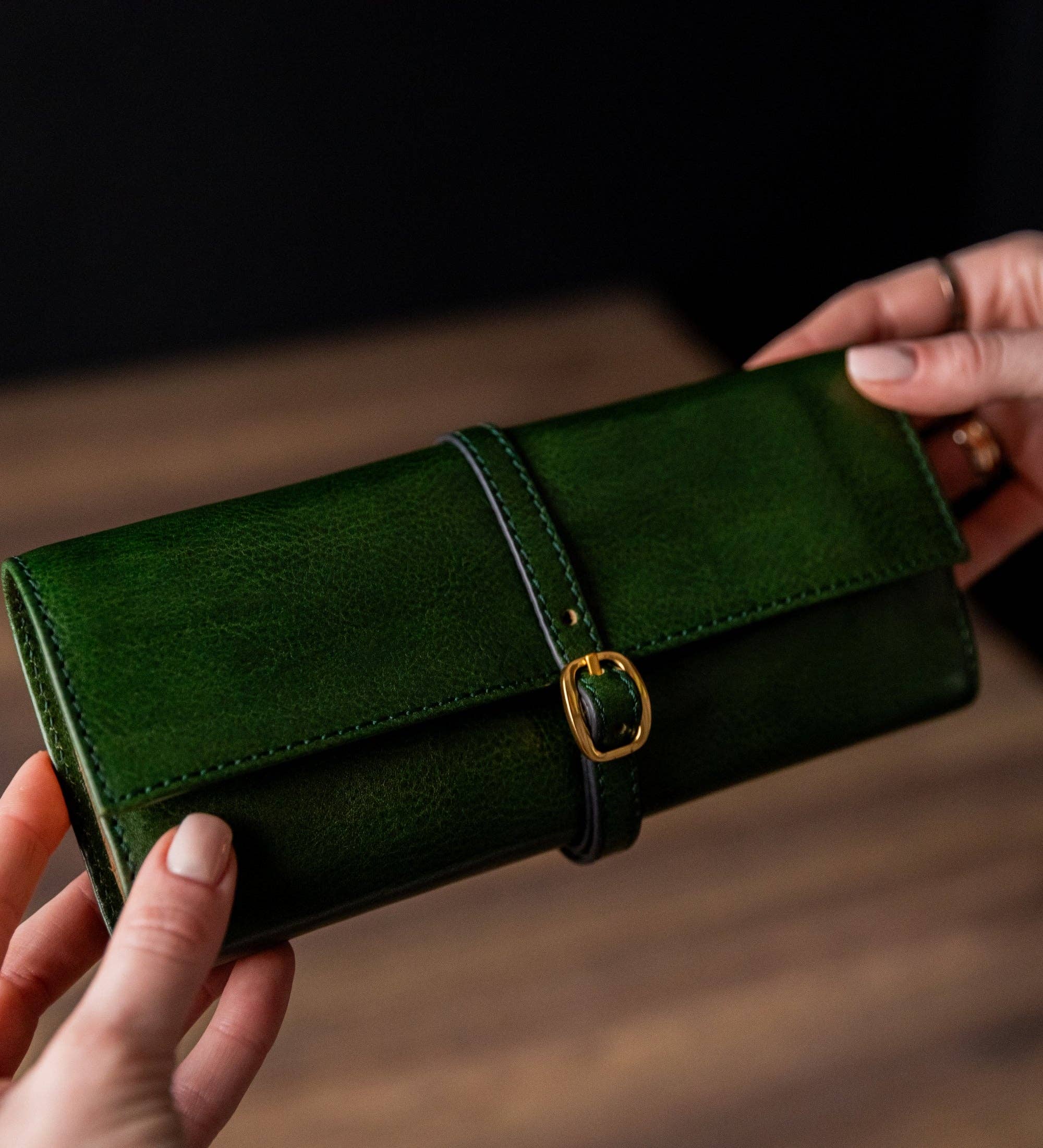 Time Resistance - Venta al por mayor Joyero/organizador de joyas - Estuche de Viaje para Joyas de Cuero para Mujer - Madame Bovary20