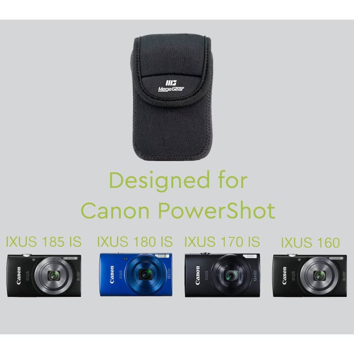 Londo – Großhandel Handyhülle – Unisex – MegaGear Canon PowerShot SX620 HS, ELPH 180, ELPH 190 IS, ELPH 360 HS, ELPH 170 IS, SX610 HS Ultra Leichte Neopren Kameratasche19