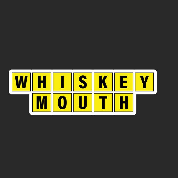 Whiskey Mouth Bourbon Whisky Pegatina para venta al por mayor de Barrel Down South